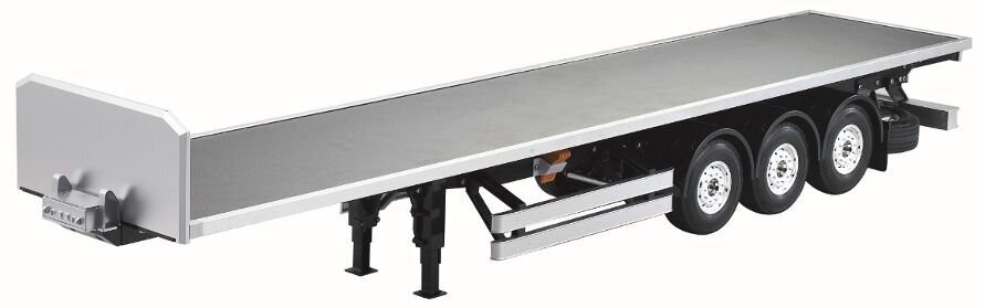Hercules Hobby 1/14 3 Axle Flatbed Trailer