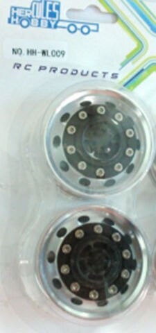 Wide front wheel set WL009 Black