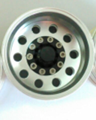 Double rear wheel set BLACK