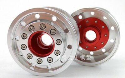 Single front wide wheel set