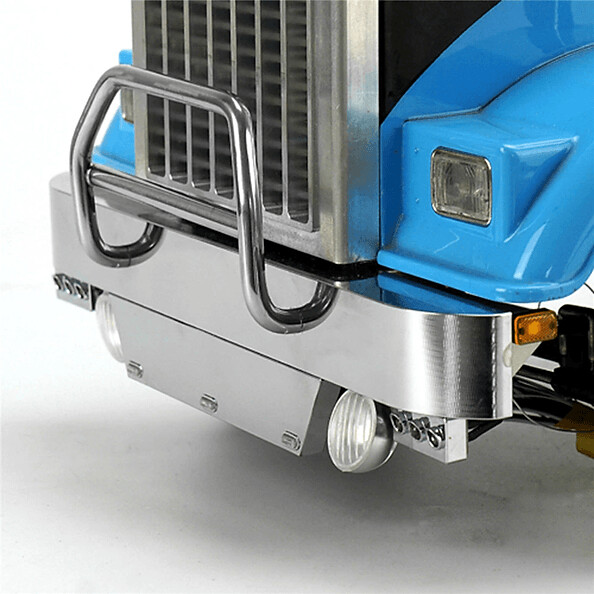 1/14 American King Truck Front Bumper Collision Bar Guard Bar with Light