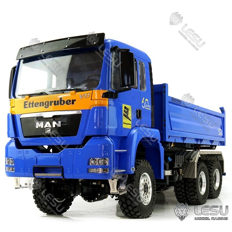 LESU 1/14 MAN TGS 6x6 Hydraulic Three-Way Dump Truck- ARTR
