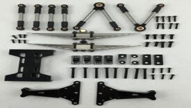 ​3-point Swinging All-Aluminium Rear Suspension with Thick Leaf-Springs
