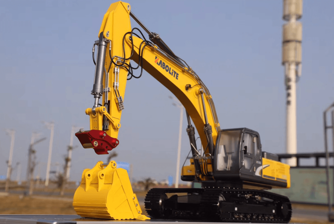 Huina 1/14 Kabolite K350 100s 6 Valve Hydraulic Excavator (upgraded Version)- RTR