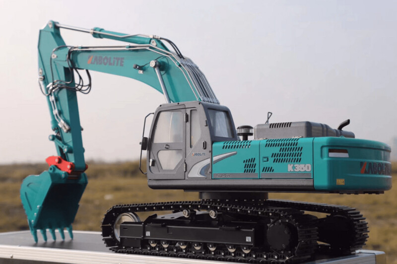 Huina 1/14 Kabolite K350 100s 6 Valve Hydraulic Excavator (upgraded Version)- RTR