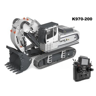 Pelleteuse Hydraulique RC Kabolite Radio 10 voies Huina Toys - CY336