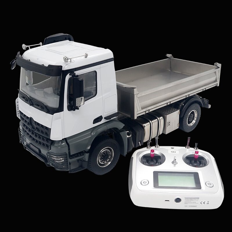 JD Models 1/14 Mercedes Benz 4x4 Hydraulic Dump Truck Tipper - RTR