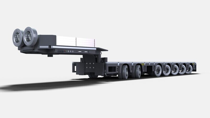 Nooxion Broshuis 1/14 Trailer 2+5
