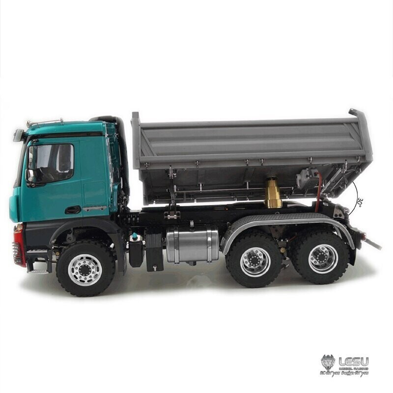 LESU 1/14 Mercedes Benz Three-Way Hydraulic Dump Truck - Kit