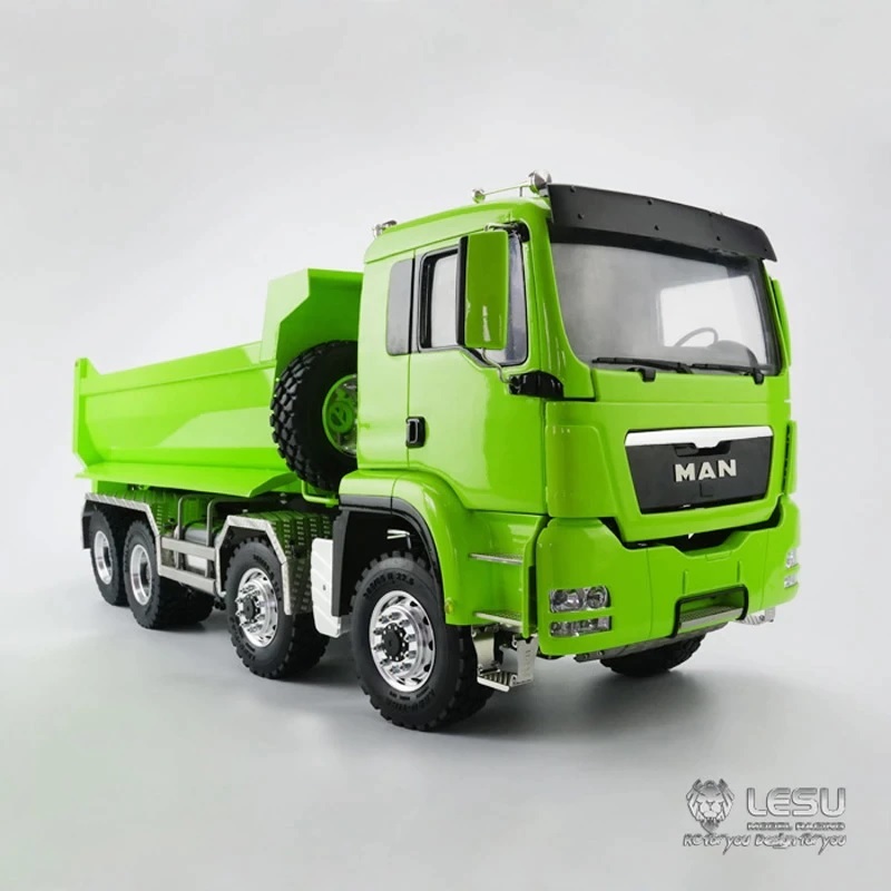 LESU 1/14 MAN 8x8 Front Hydraulic Cylinder Dump Truck- ARTR
