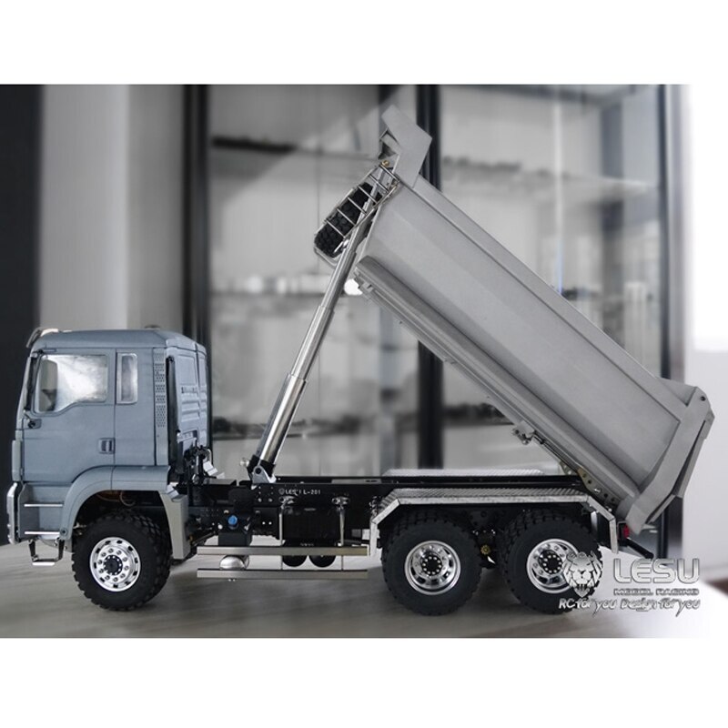 LESU 1/14 MAN 6x6 Front Hydraulic Cylinder Dump Truck- ARTR