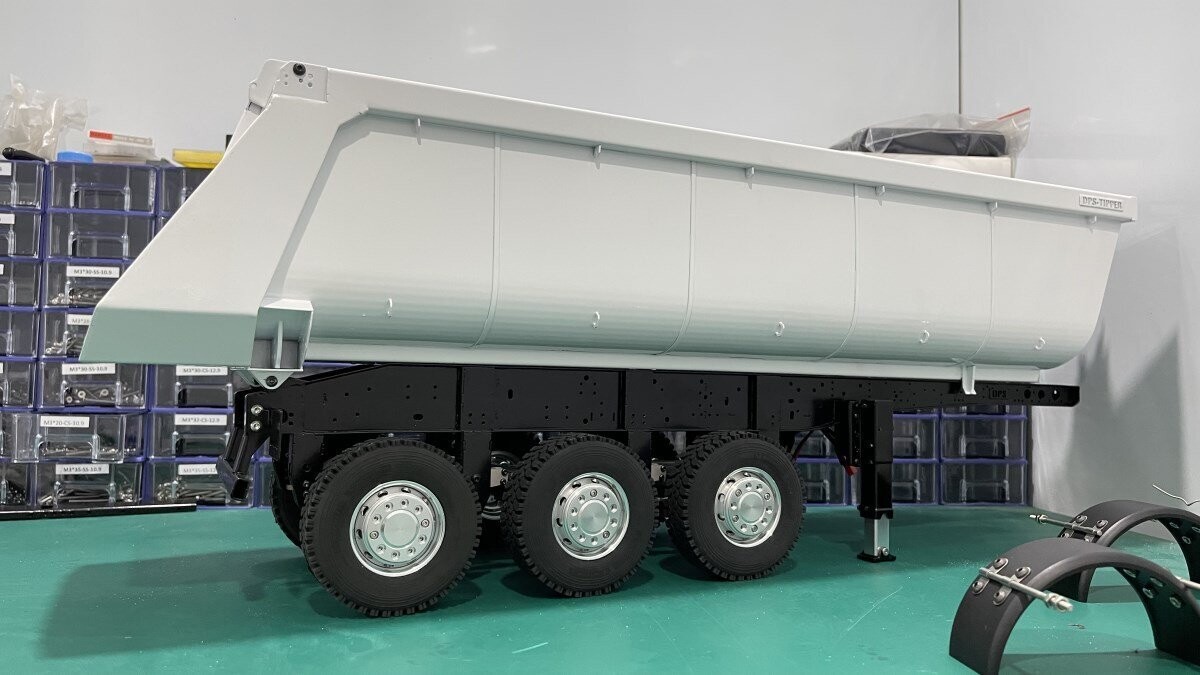 DPS 1/14 Triple Axle Full Hydraulic Tipper Kipper Semi Trailer V1.2