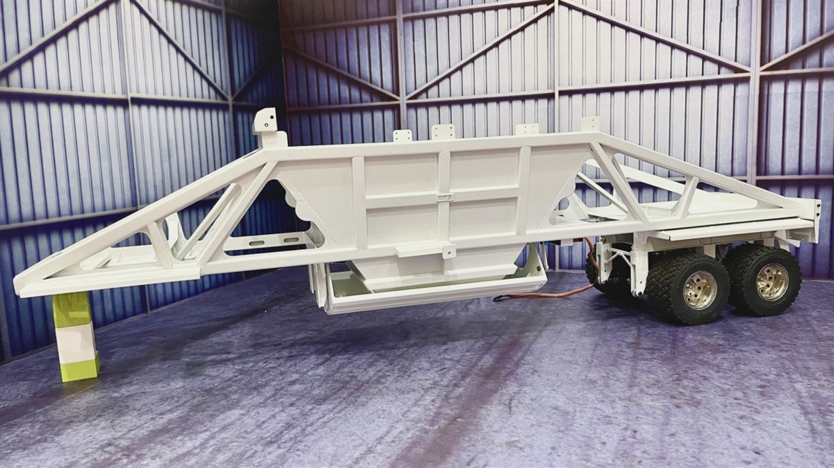 DPS 1/14 Dual Axle Bottom Dump Trailer V2