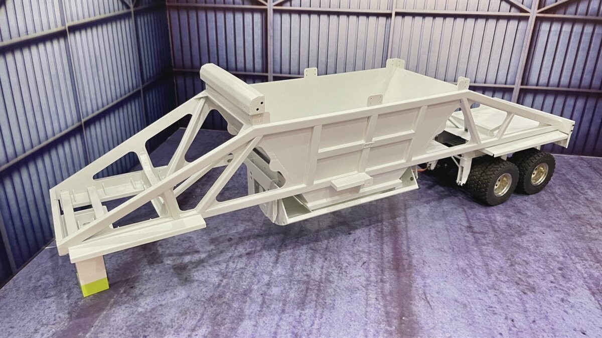 DPS 1/14 Dual Axle Bottom Dump Trailer V2