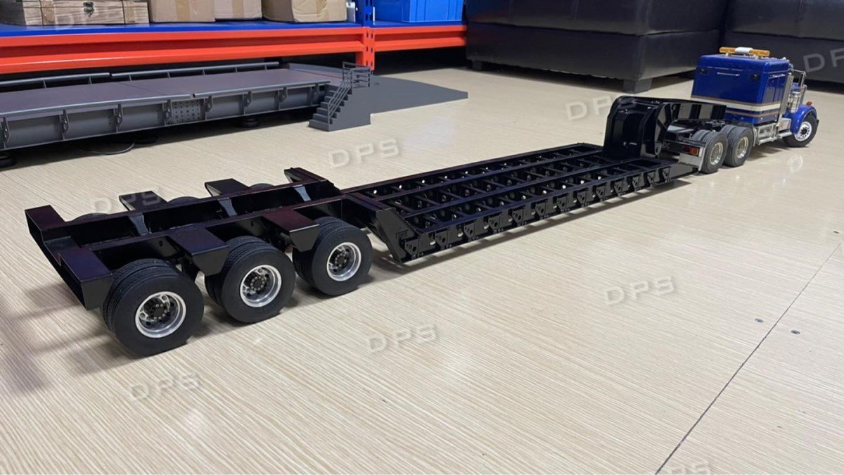 DPS 1/14 3 Axle Lowboy Trailer