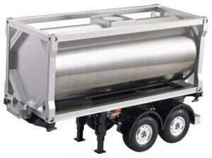 Hercules Hobby 1/14 Dual Axle 20ft Metal Oil Tank Trailer- Kit