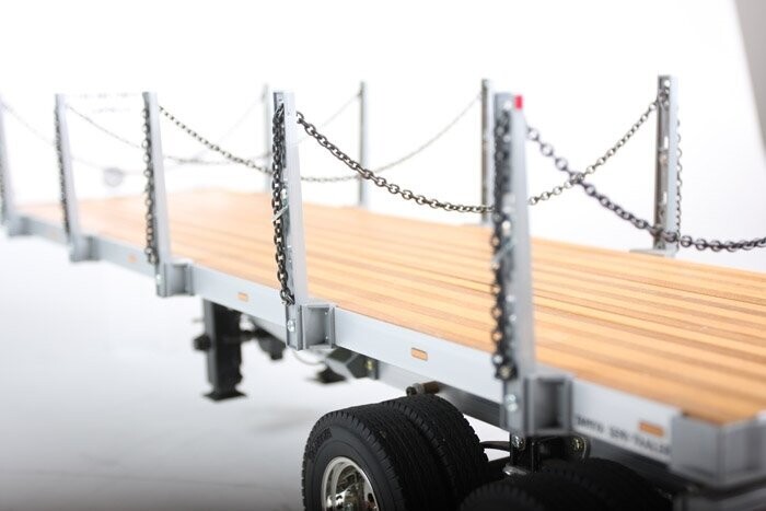 Hercules Hobby 1/14 2 Axle Tractor Flatbed Trailer- DIY Kit