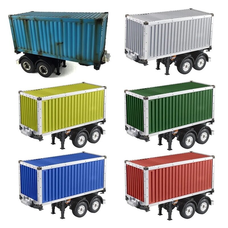 Hercules Hobby 1/14 Dual Axle 20ft Container Trailer- Kit