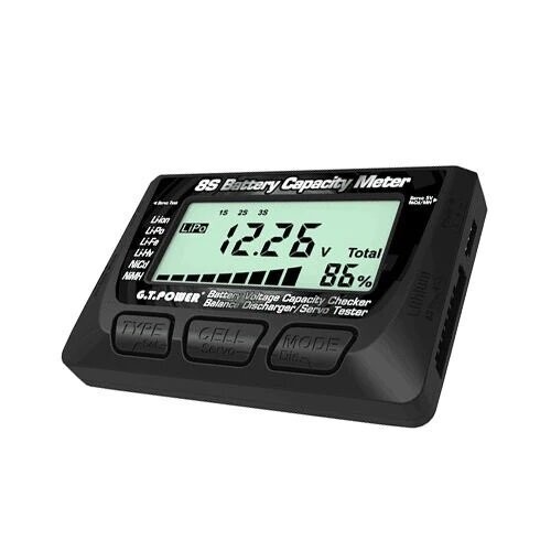 8S Battery Capacity Meter with Servo Tester