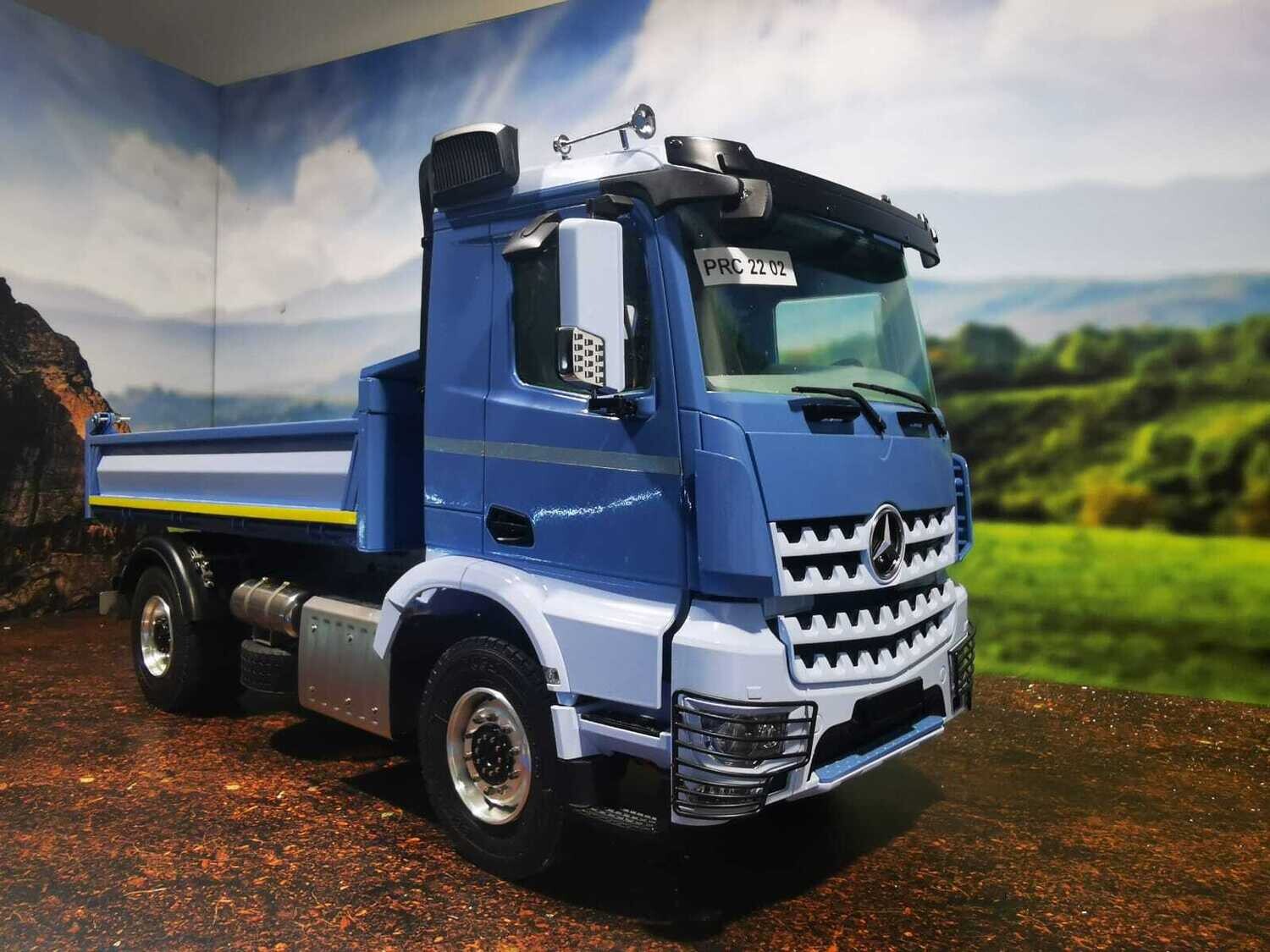 Privé RC 1/14 Custom 4x2 Mercedes Benz Tipper Truck- RTR