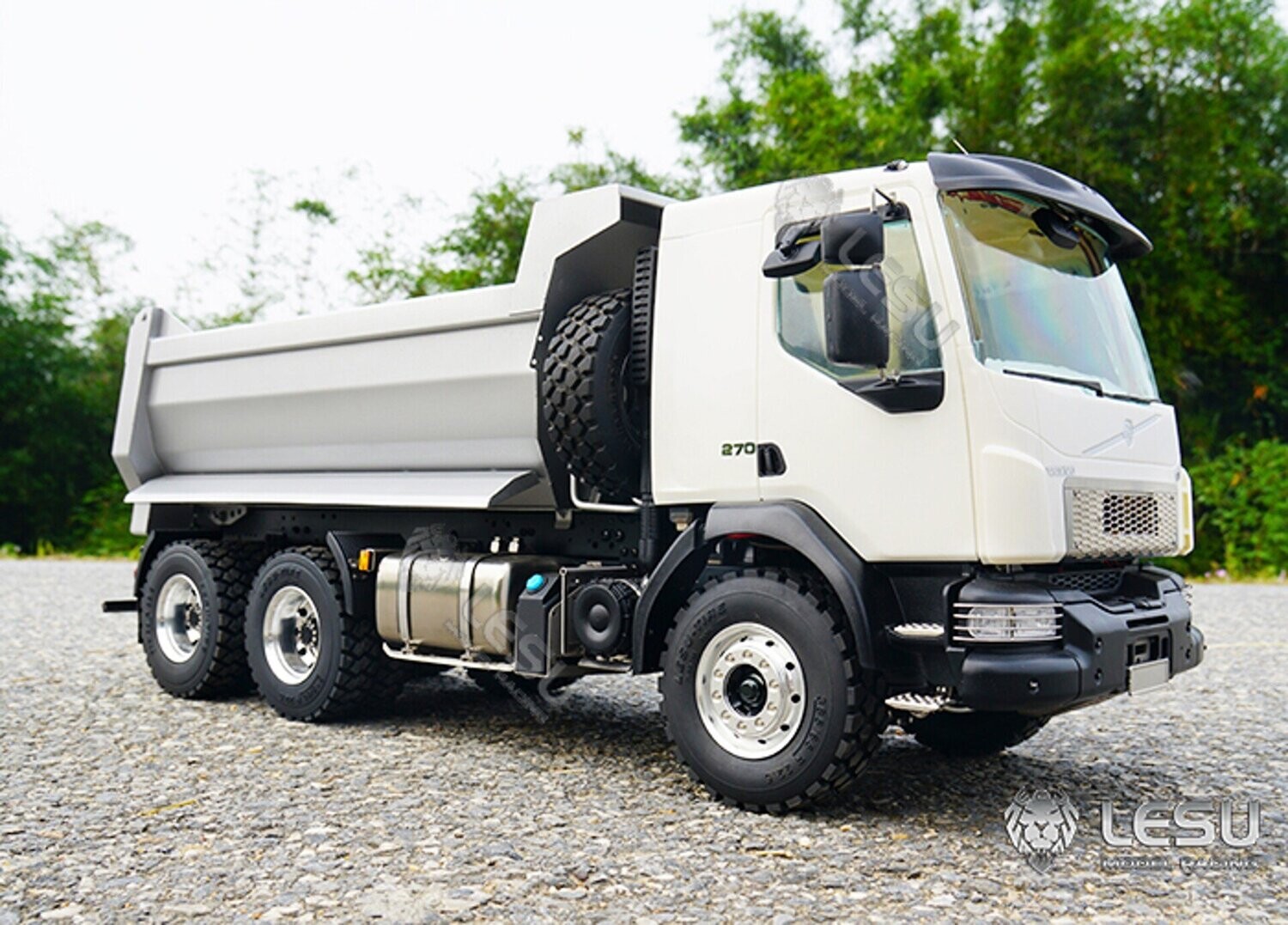 LESU 1/14 Volvo 6X6 Front Multi-Stage Hydraulic Dump Truck- RTR