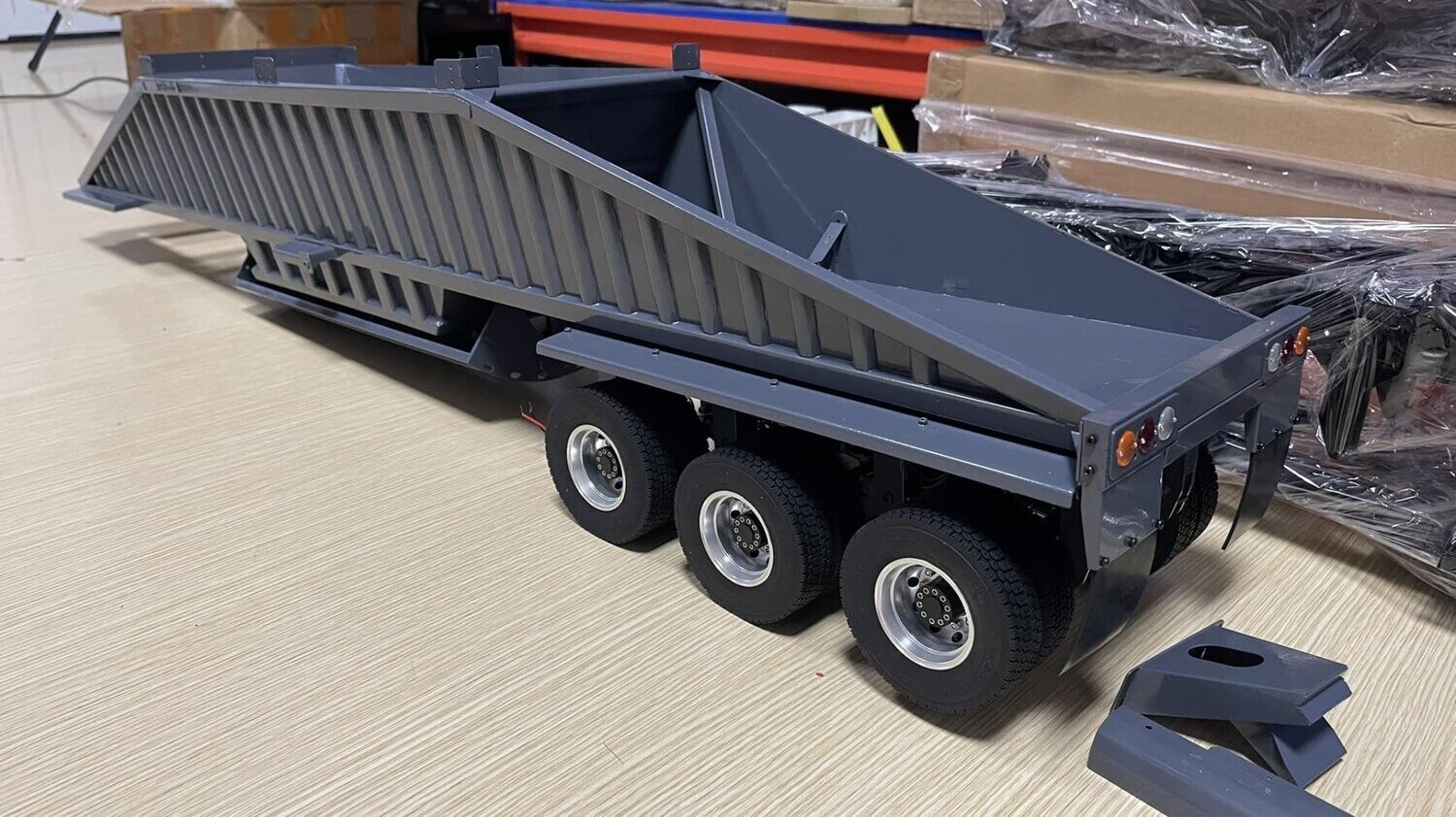 DPS 1/14 Triple Axle Bottom Dump Trailer