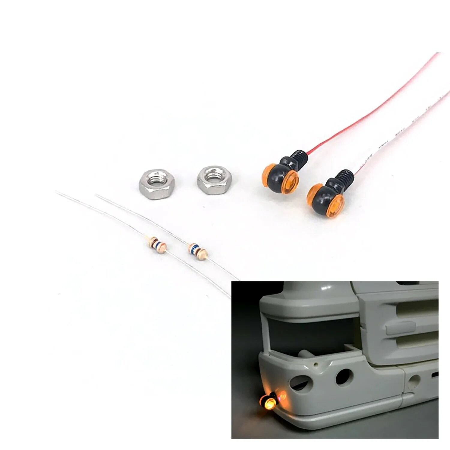 CNC marker amber lights