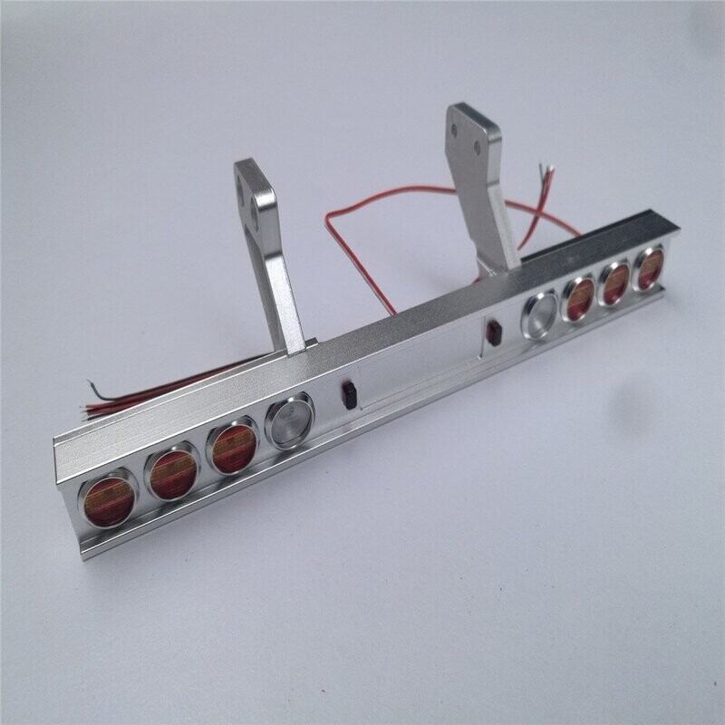 Aluminum​ ​trailer rear bumper with lights