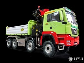 1/14 hydraulic lifting three-way dump truck