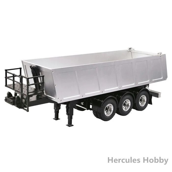 Hercules Hobby 1/14 ​Triple Axle Semi-Metal Electric Dump Trailer