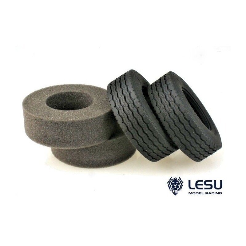 LESU On-Road Tires with Sponge Inserts S-1216