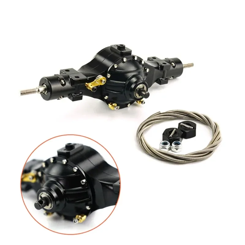 TAMIYA 1:14 Rear Axle w/ differential lock & cable