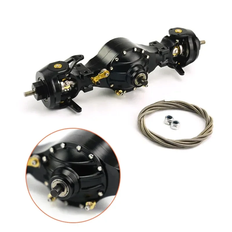 TAMIYA 1:14 Universal Front Steer Axle w/ differential lock &  Cable