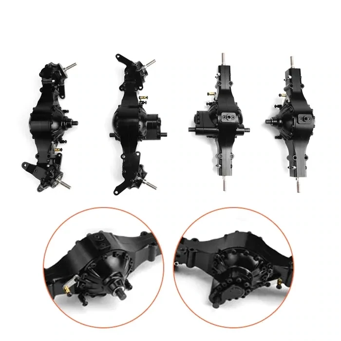 TAMIYA 1:14 8x8 Middle Axle w/ differential lock