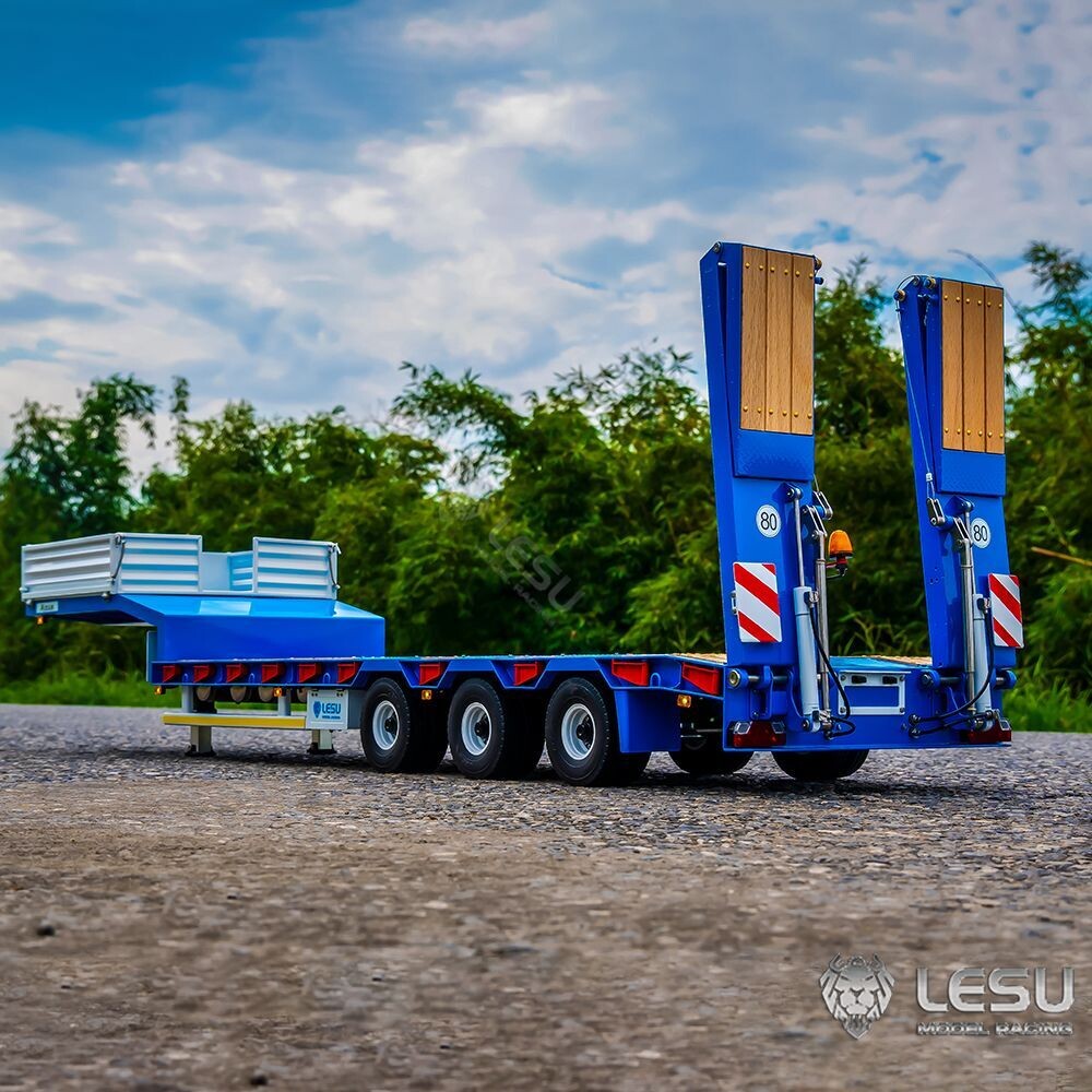 1/14 Air suspension semi-trailer with hydraulic system tail plate