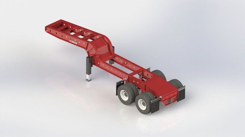DPS JEEPS DOLLY TRAILERS 1/14 SCALE VERSION 2AXLE