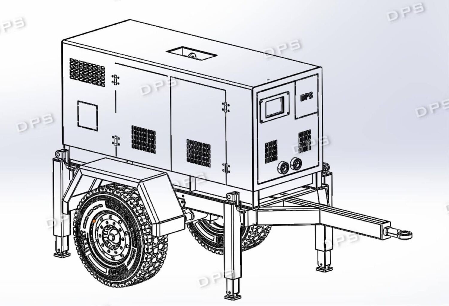ELECTRIC GENERATOR TRAILER