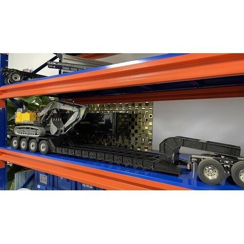 DPS LOWBOY TRAILER 4AXLE WITH COVERED FENDER 1/14