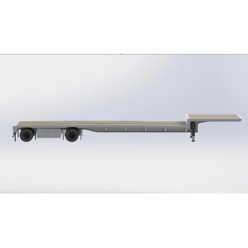 DPS STEP DECK TRAILER 2AXLE 53FT 1/14 SCALE