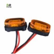 Rectangle Amber LED x2