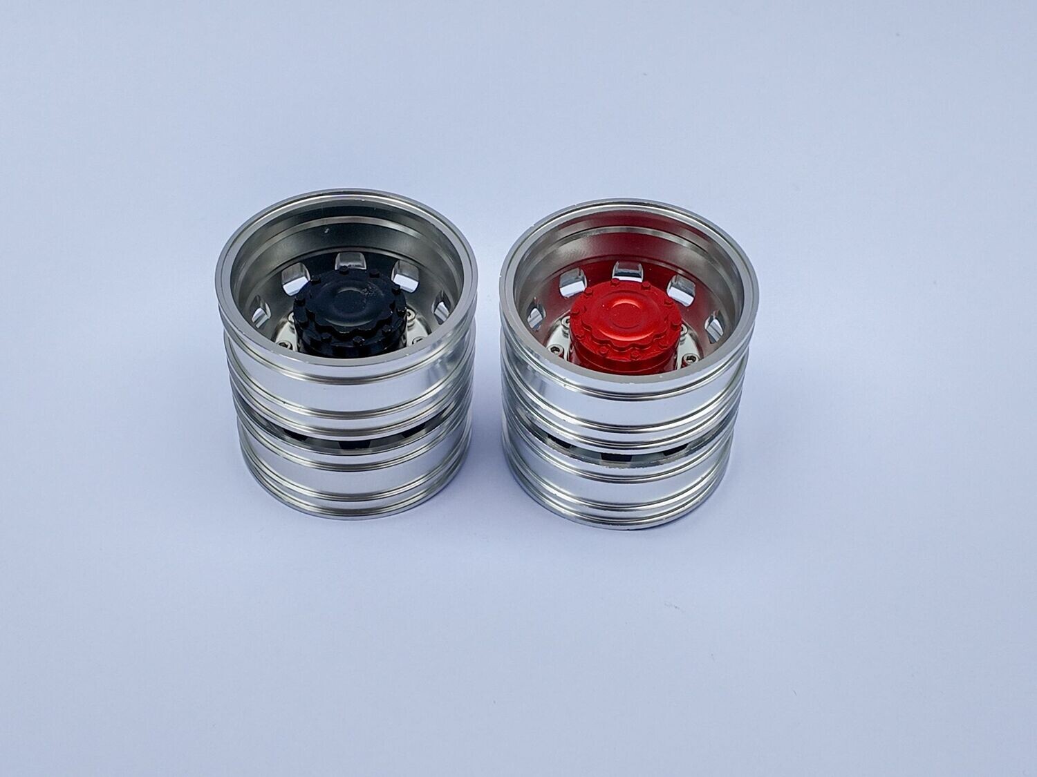 Double rear wheel set