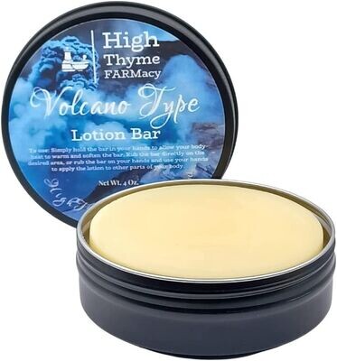 Volcano Type Lotion Bar - Large 3.5 Ounce Waterless Lotion Bar