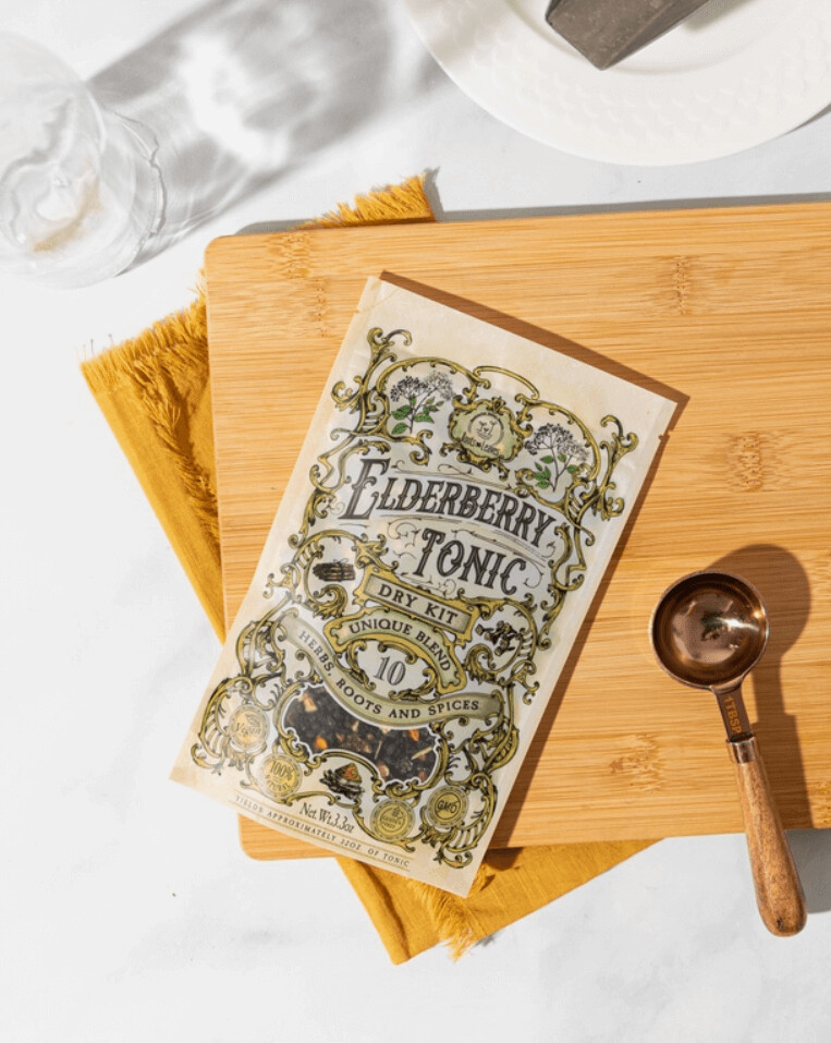 Roots and Leaves Elderberry Tonic DIY Dry Kit
