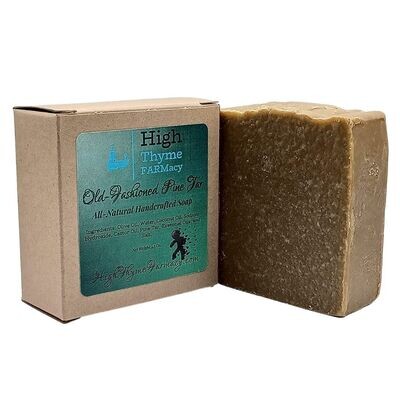 All-Natural Old-Fashioned Pine Tar Soap - Natural Pine Tar Soap for Men