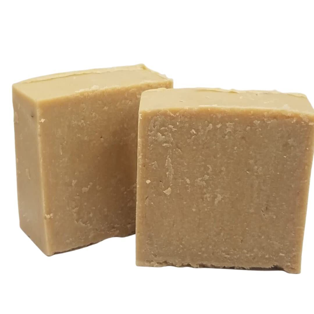 All-Natural Unscented Shea Butter Face Soap with Rhassoul Clay