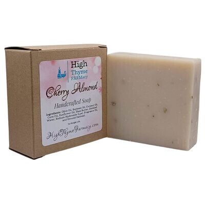 Cherry Almond Soap - Roasted Almond & Wild Cherry Scented Handmade Soap