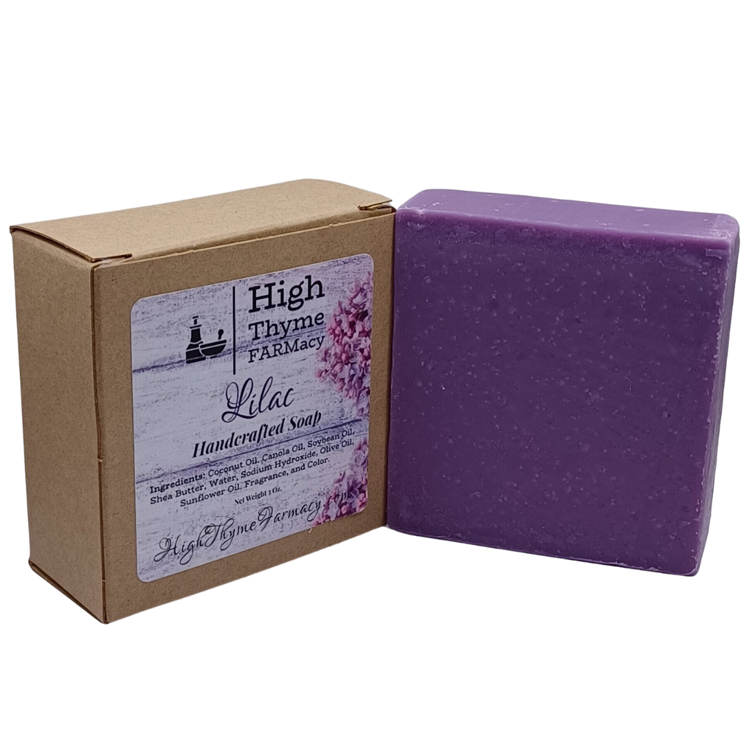 Lilac Soap - Floral Scented Handcrafted Lye Soap