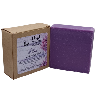 Lilac Soap - Floral Scented Handcrafted Lye Soap