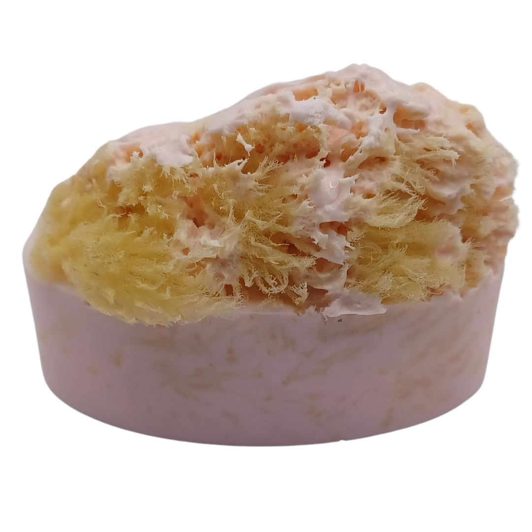 Strawberry Donkey Milk Sea Sponge Soap