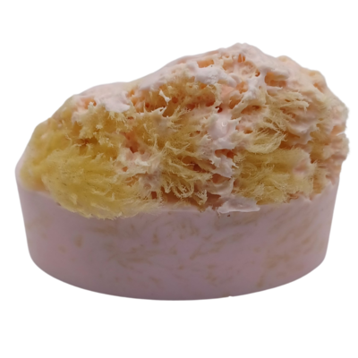 Strawberry Donkey Milk Sea Sponge Soap
